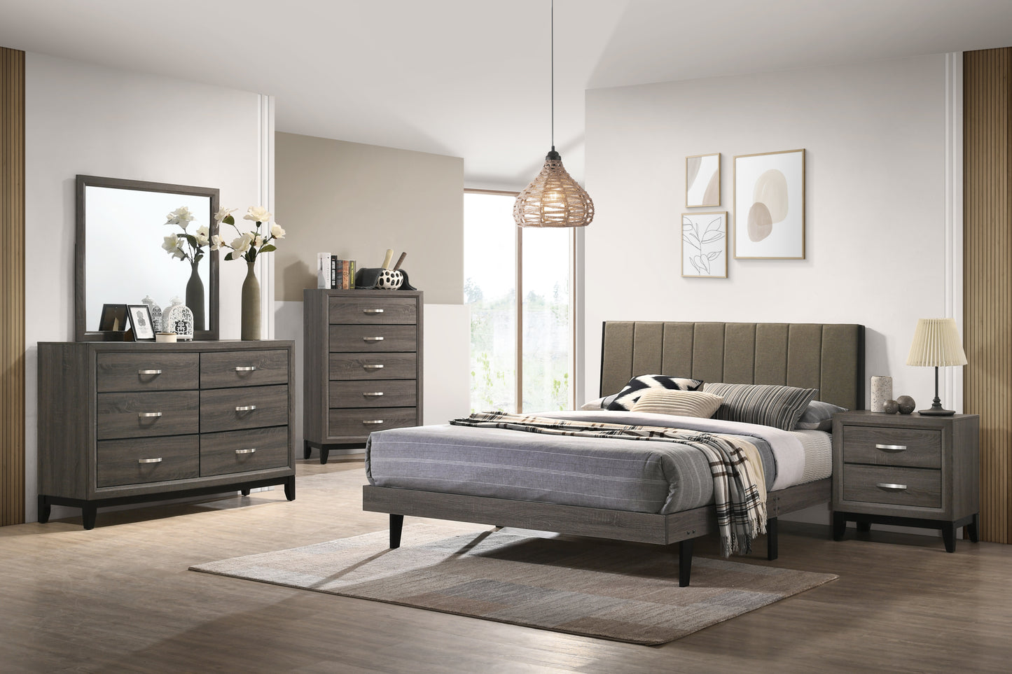 Valdemar Queen Bed Size - Brown