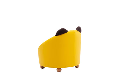 Cat Kids Chair - Yellow