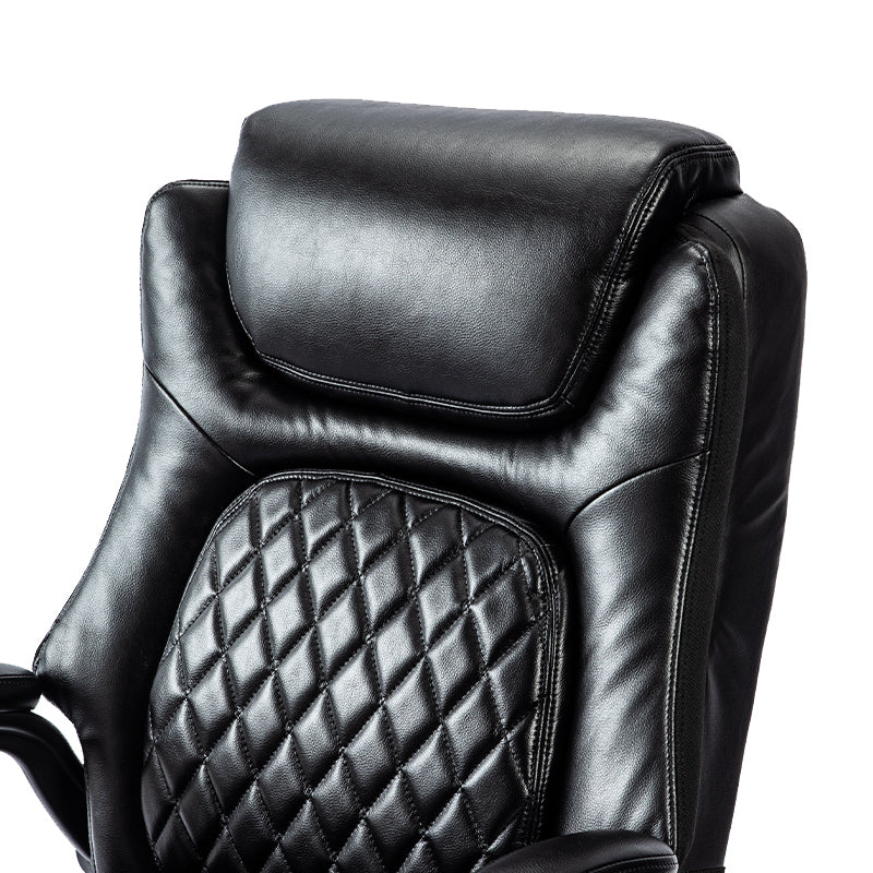 Thought Executive Leather Office Chair - Black