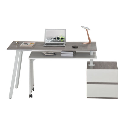 Rotating Ergo Desk - Grey