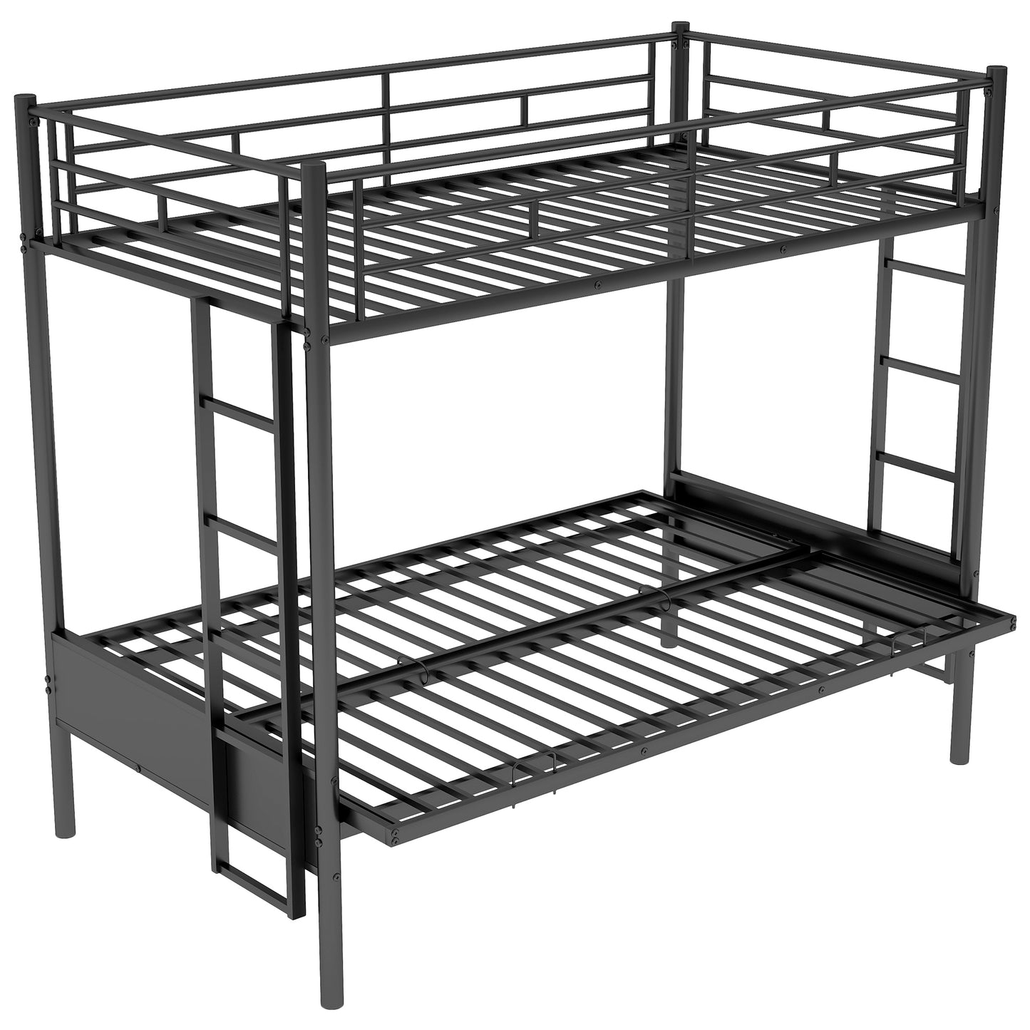 Dream Climb Twin-Over-Full Metal Bunk Bed