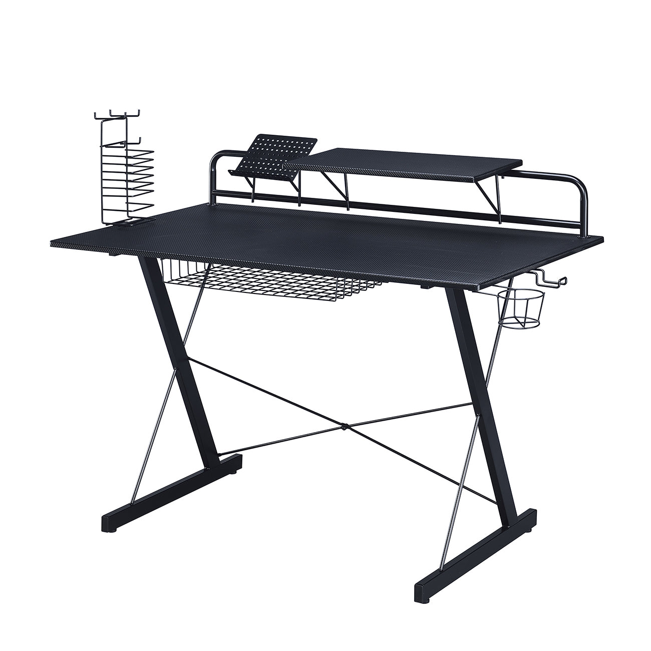 Carbon Max Gaming Desk - Black