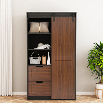 Elegant Ebony Wardrobe