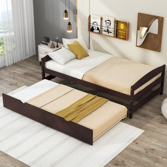 Array Twin Size Daybed with Twin Size Trundle - Espresso