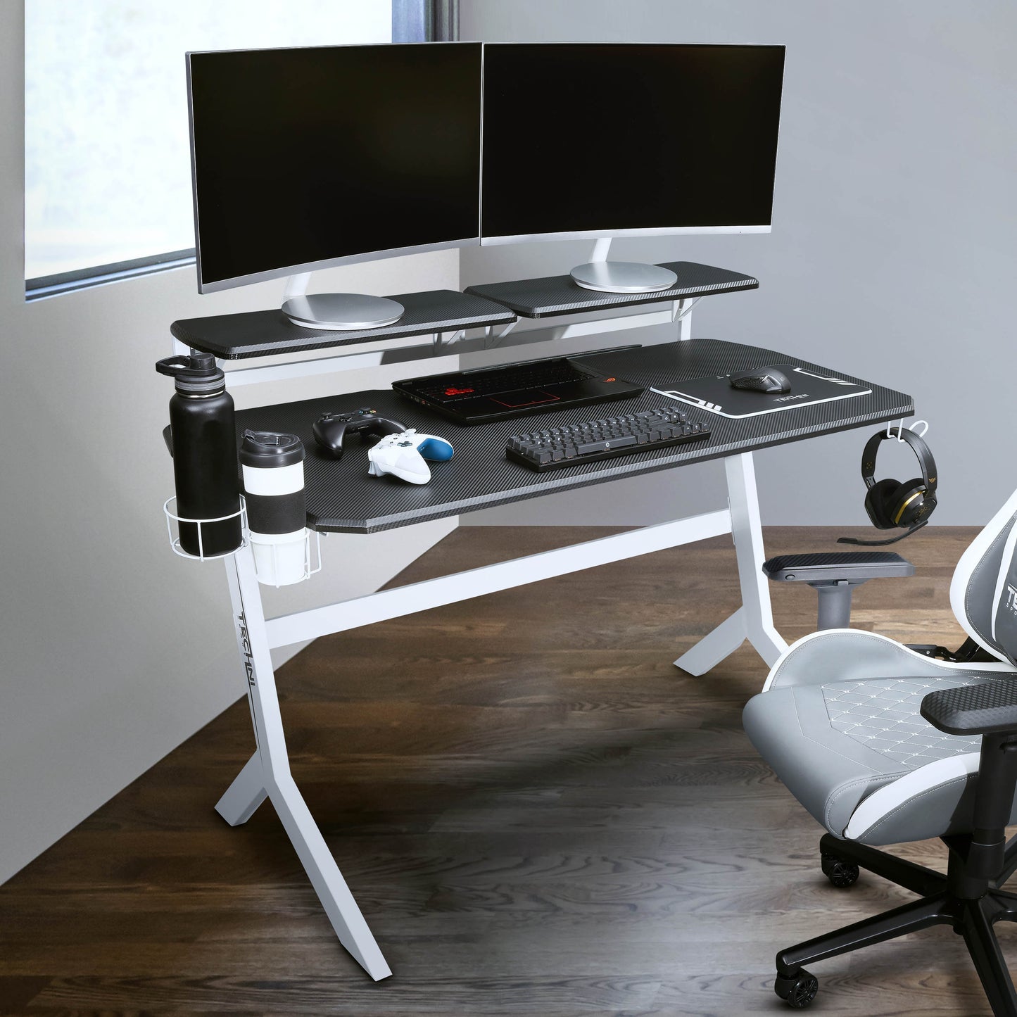 Techni Sport Arctic Gaming Desk,