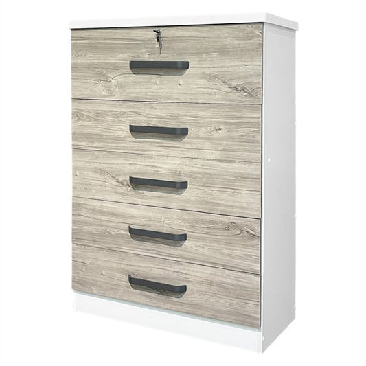 Go Green Woods Xia 5 Drawer Chest of Drawers