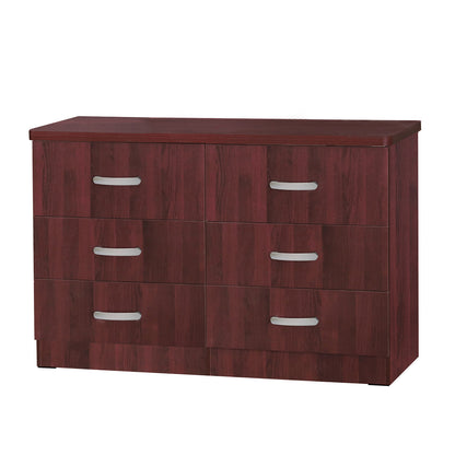 Go Green Woods Megan Wooden 6 Drawer Double Dresser