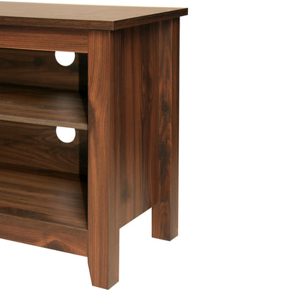 Go Green Woods Noah Wooden 70 TV Stand with Open Storage Shelves