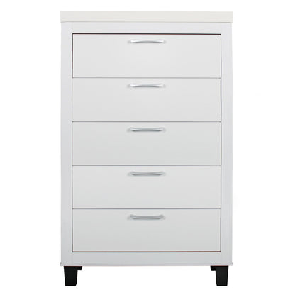 Go Green Woods Elegant 5 Drawer Chest of Drawers for Bedroom