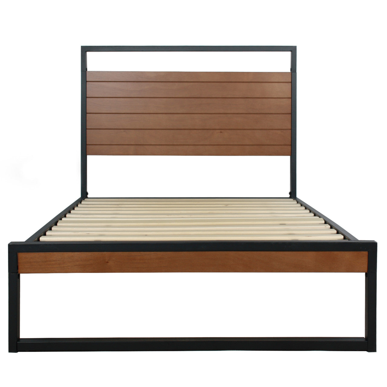 Go Green Woods Maximo Metal and Wood Platform Bed Frame Twin