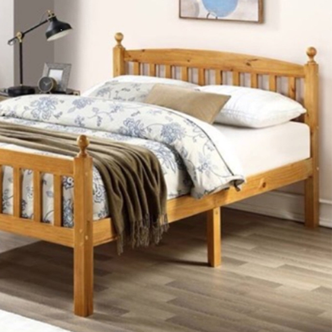 Go Green Woods Paloma Solid Wood Pine Full Bed with Headboard