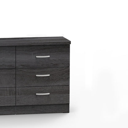 Go Green Woods Megan Wooden 6 Drawer Double Dresser