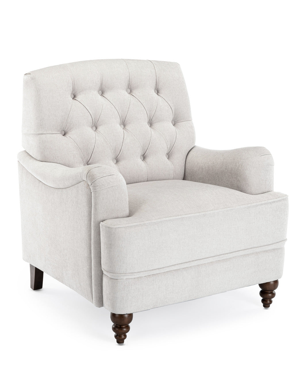 Oatmeal Butner Tufted Arm Chair