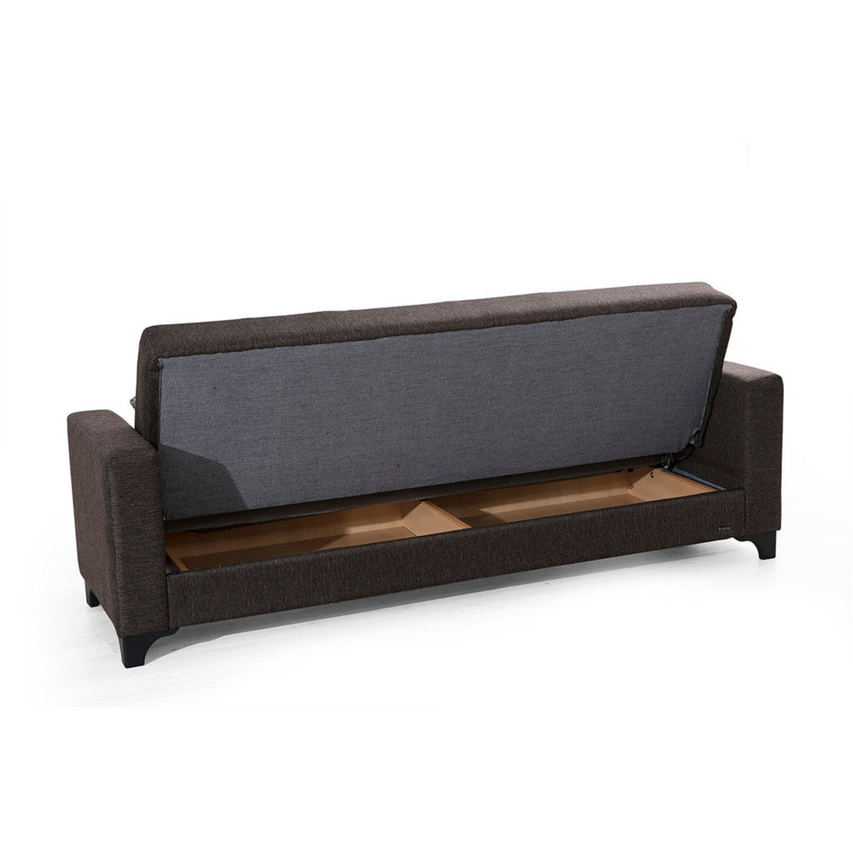 Armada Brown Fabric Sofa Bed