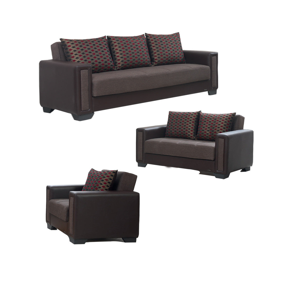 Erica Chocolate Brown Sofa Bed