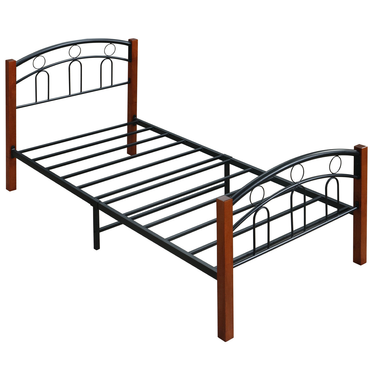 Go Green Woods Hercules Twin Size Platform Metal Bed Frame