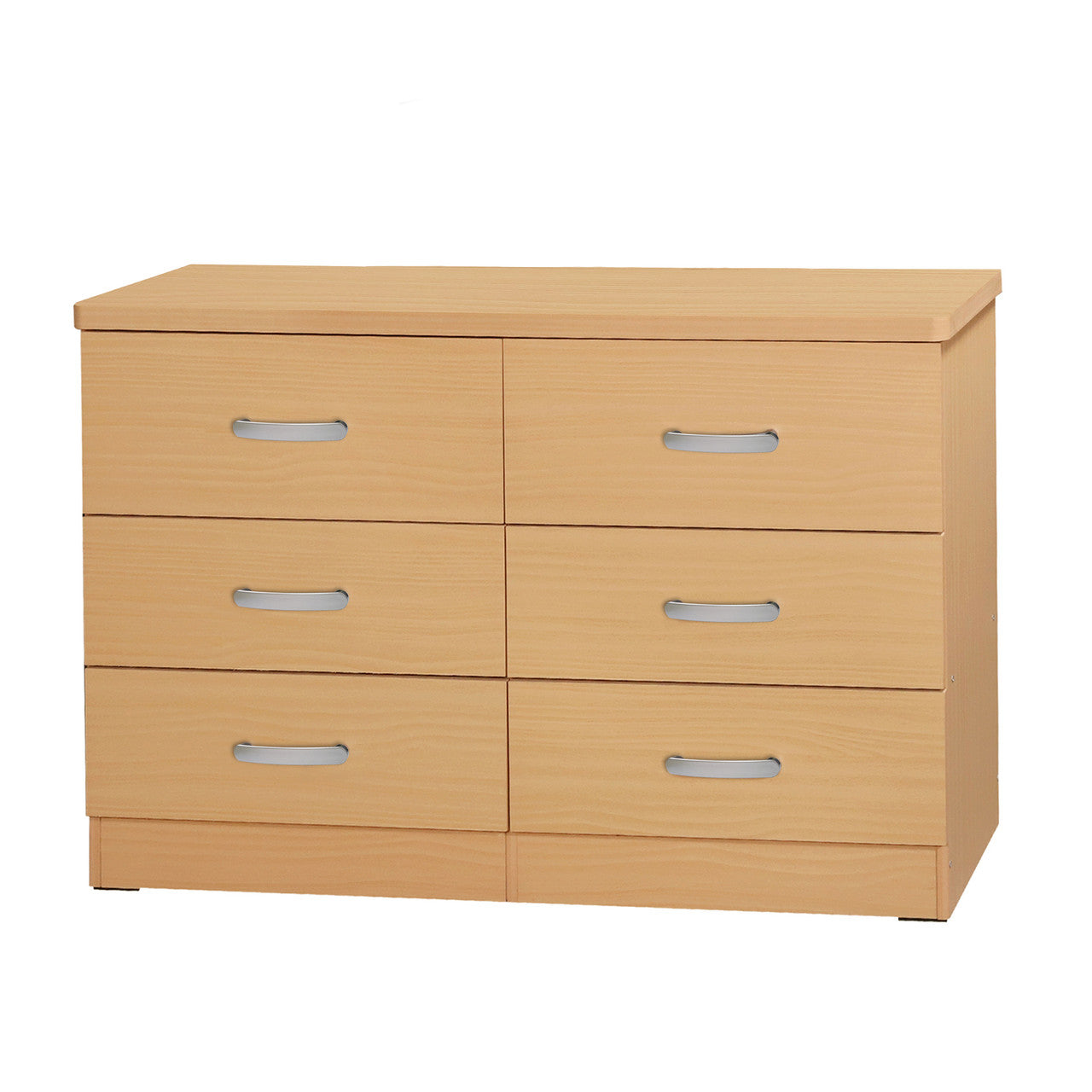 Go Green Woods Megan Wooden 6 Drawer Double Dresser