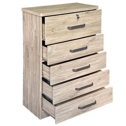 Go Green Woods Xia 5 Drawer Chest of Drawers