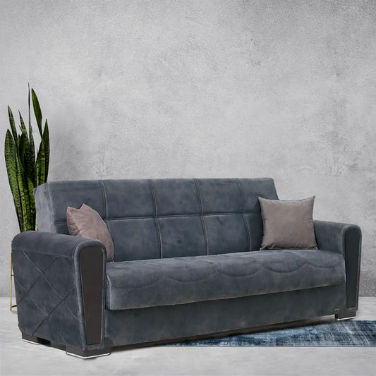 Alex Gray Fabric Sofa Bed