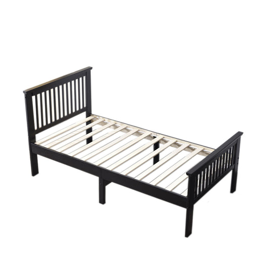 Go Green Woods Jassmine Solid Wood Platform Pine Twin Bed