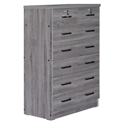 Go Green Woods Cindy 7 Drawer Chest Wooden Dresser