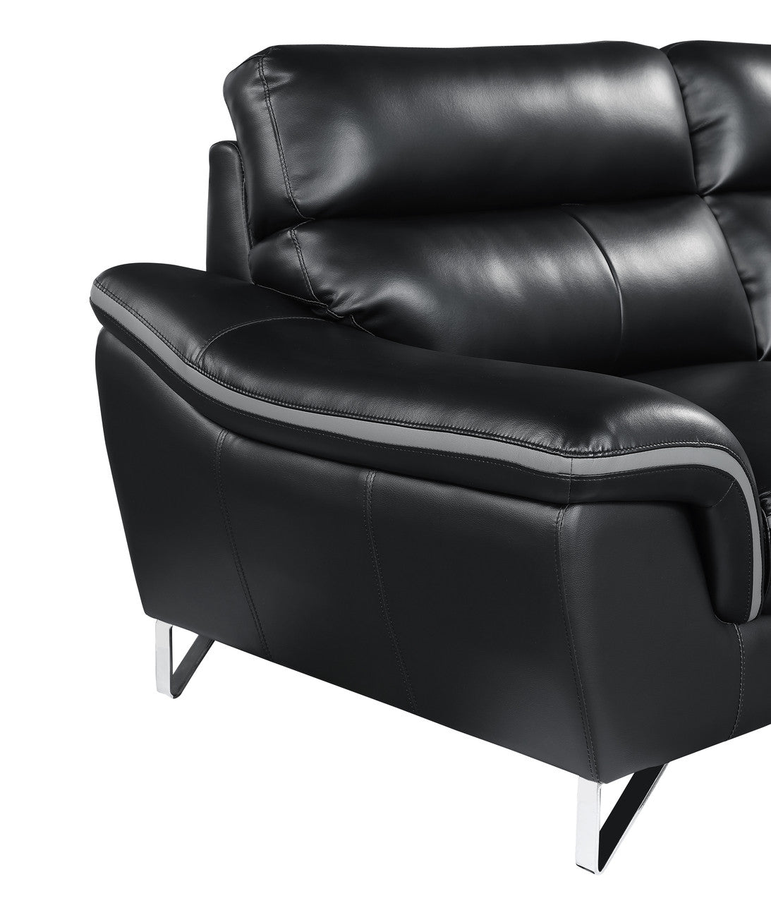 Seraphina Genuine Leather Loveseat