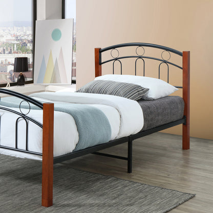 Go Green Woods Empire Twin Size Platform Metal Bed Frame