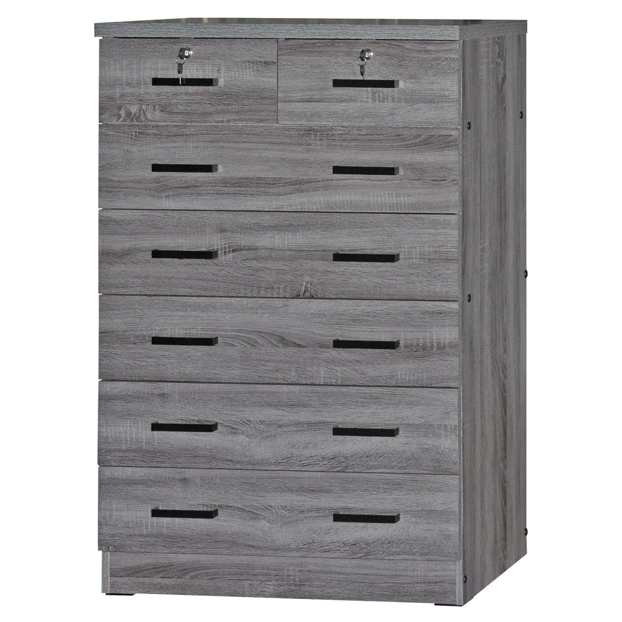 Go Green Woods Cindy 7 Drawer Chest Wooden Dresser