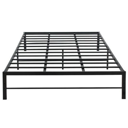 Go Green Woods Lily Foldable Welded Black Metal Platform Bed Frame Queen