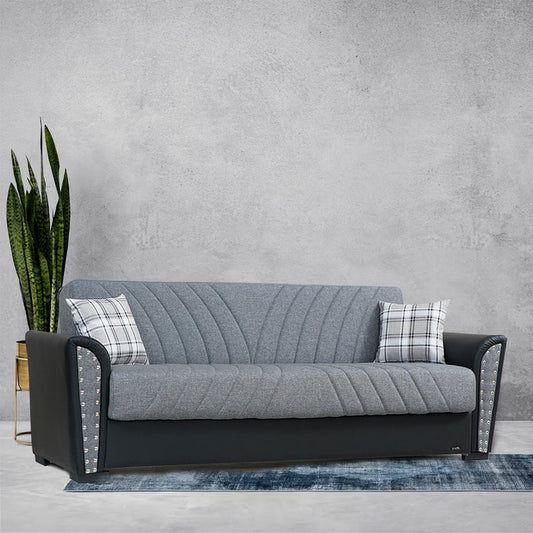 Salinas Gray Fabric Sofa Bed