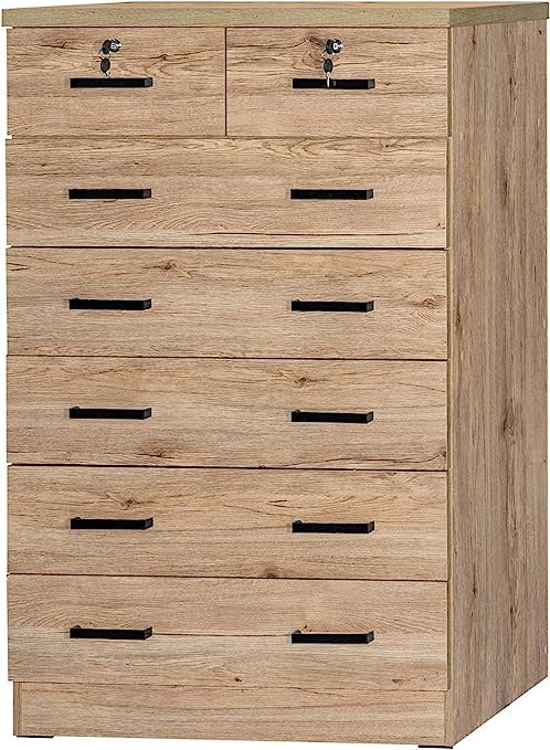 Go Green Woods Cindy 7 Drawer Chest Wooden Dresser