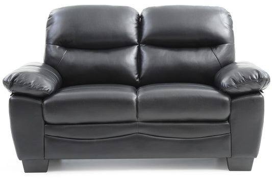 Classic Noir Loveseat - Black