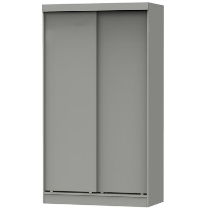 Go Green Woods Modern Wood Double Sliding Door Wardrobe