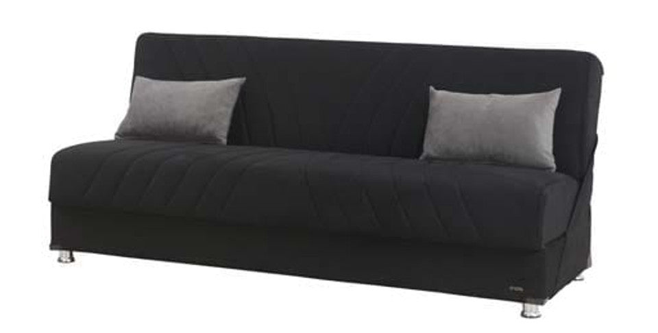 Wanda Black Fabric Sofa Bed