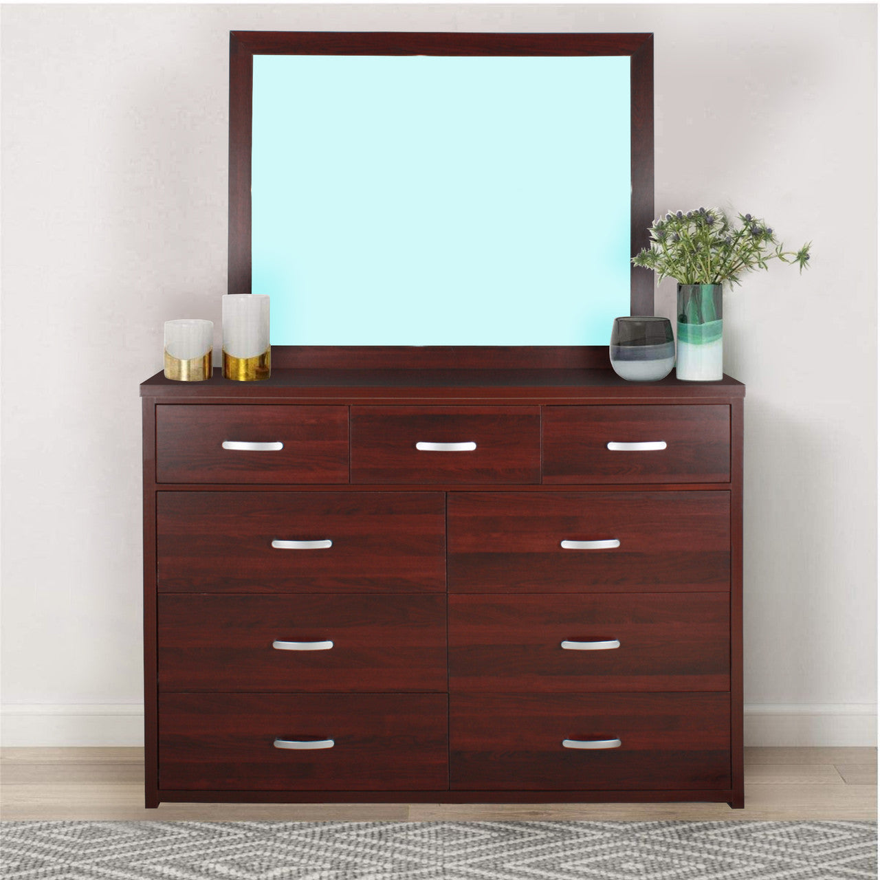 Go Green Woods Majestic Super Jumbo 9-Drawer Double Dresser