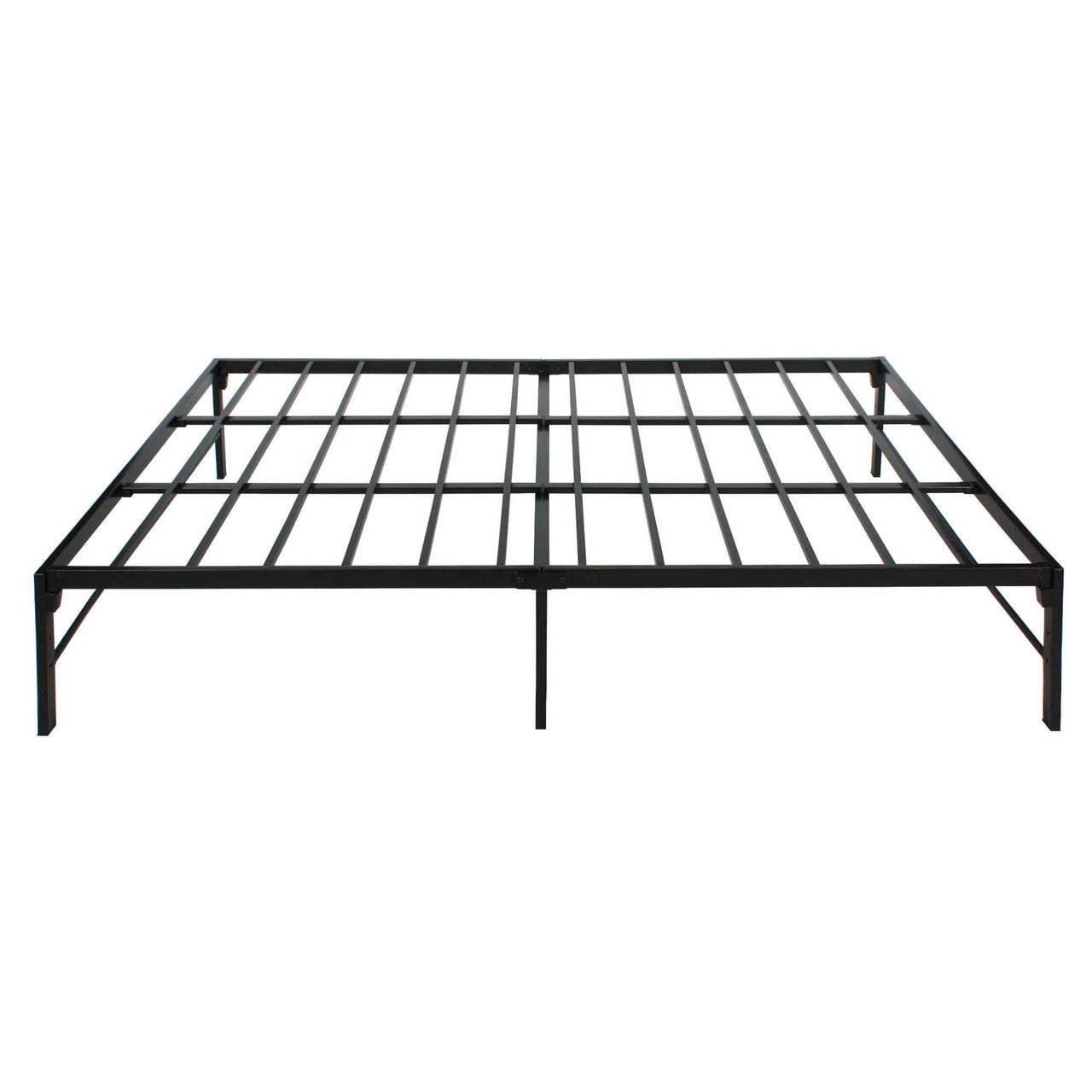 Go Green Woods Lily Foldable Welded Black Metal Platform Bed Frame Full