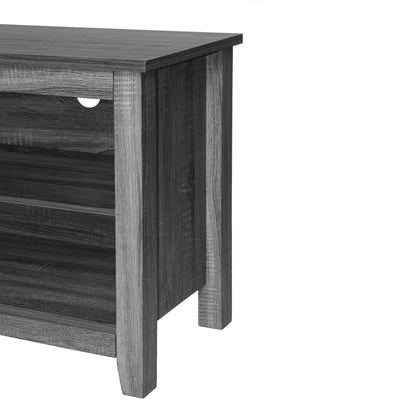 Go Green Woods Noah Wooden 70 TV Stand with Open Storage Shelves