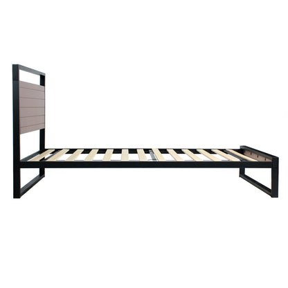 Go Green Woods Maximo Metal and Wood Platform Bed Frame Twin