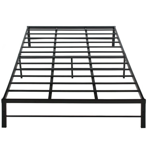 Go Green Woods Lily Foldable Welded Black Metal Platform Bed Frame Full