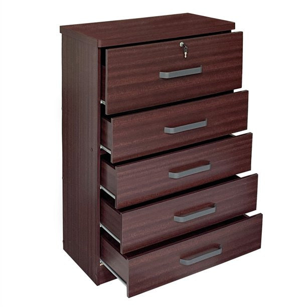 Go Green Woods Xia 5 Drawer Chest of Drawers