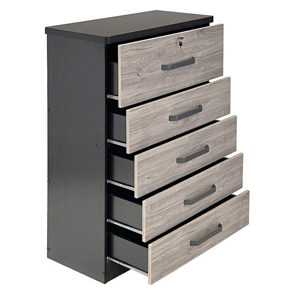 Go Green Woods Xia 5 Drawer Chest of Drawers