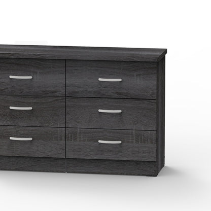 Go Green Woods Megan Wooden 6 Drawer Double Dresser