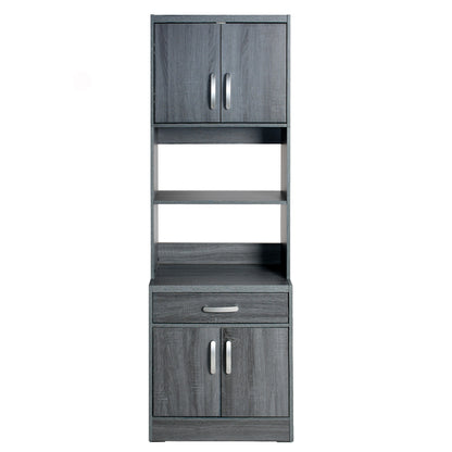 Go Green Woods Shelby Tall Wooden Kitchen Pantry